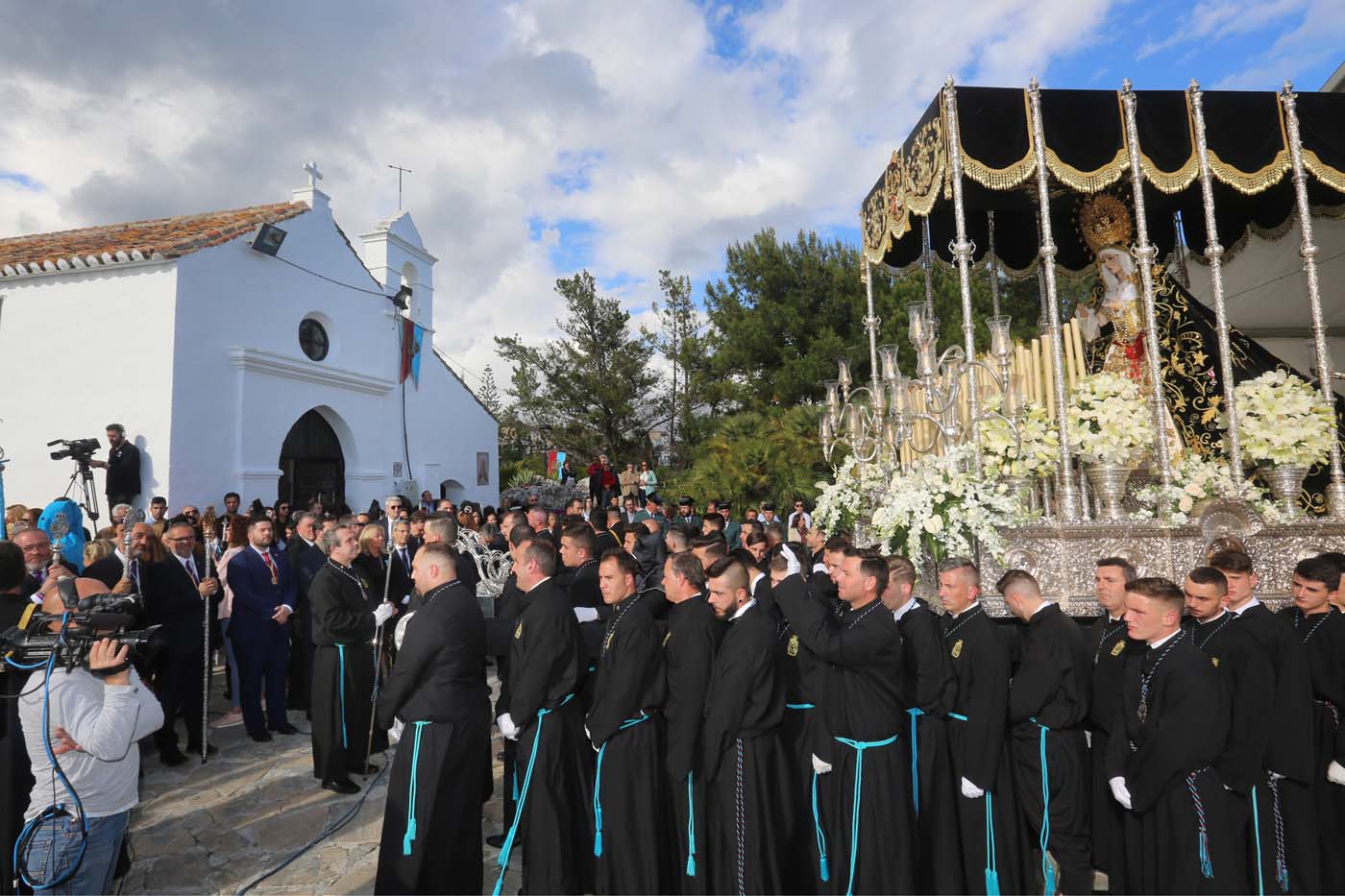 Solemne procesión del Calvario en el Jueves Santo de Marbella